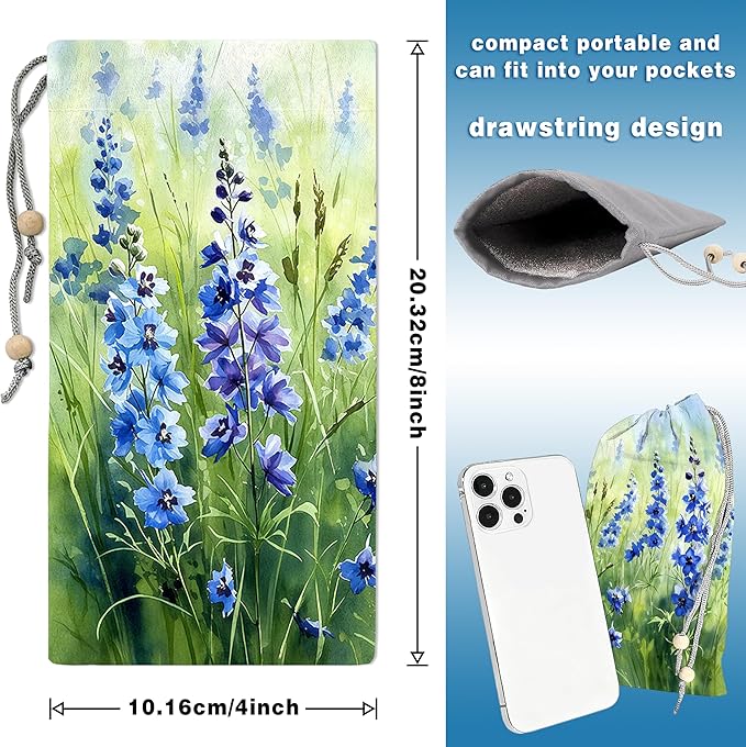 EMF Shield Sleeve for Cell Phone Reduce Signal Anti-EMP Pouch Against Radiation, EMF, 5G, RFID Blocking 4x8 Inch Lavender Phone Sleeve Bags