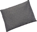 Microwavable Corn Filled Heating Pad and Cold Pack/Washable 100% Cotton Cover (Polka Dot - Black, 7.5in W x 11in L)