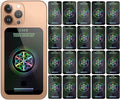 Cell Phone Large Area Protection Stickers, from All Phones/Tablets/Laptops/All Devices Rainbow Colors,4.2 x 2.4 x 0.015 inches, Applies to Everyone - (20 Pcs)