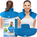 Weighted Neck and Shoulder Wrap - Instant Relief for Tension and Stress, Migraines, Headaches, Aches, Spasms - Deep, Penetrating Muscle Relaxation with Herbal Aromatherapy