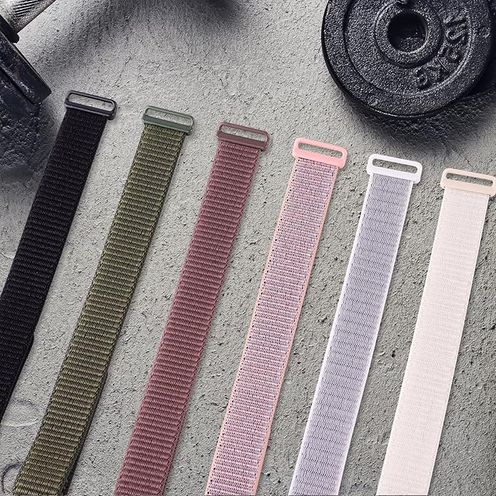 Nylon Loop Sport Replacement Bands Compatible with Hume Health Band, Soft Breathable Adjustable Wrist Band for Hume Band Replacement Strap Wristband for Fitness Tracker Women Men