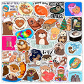 BulbaCraft 100Pcs Sea and River Otter Stickers for Laptop and Water Bottle - Otter Gifts, Cute Stuff, Gifts for Women & Men