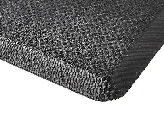 Amazon Basics 3/4" Rectangular Durable Anti-Fatigue Supportive Comfort Standing Mat, 32" x 20", Black