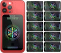Stickers for Cell Phones/Laptops/Tablets/Devices/Household Equipment - 4.2 x 2.4 x 0.015 inches-Large Area Protection-Applies to Everyone - [Reusable] - (10 Pack)