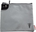 Medication Organizer Key Lock Bag,Travel Pill Organizer Medication Lock Bag with 2 Keys, Heavy Duty Lock System Medicine Lock, Pill Pouch, 8 x 10 inch (Gray)