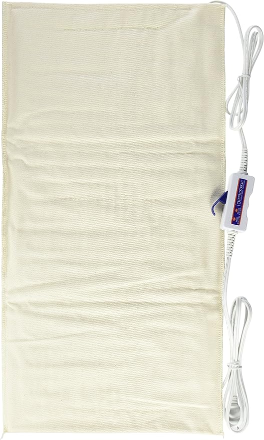 Professional Grade Heating pad with Automatic Moist Heat by Thermotech - High-Heat Heating pad for Deep Penetrating Heat - XL King Analogue (26" x 14") - with Manual Clicker Controller