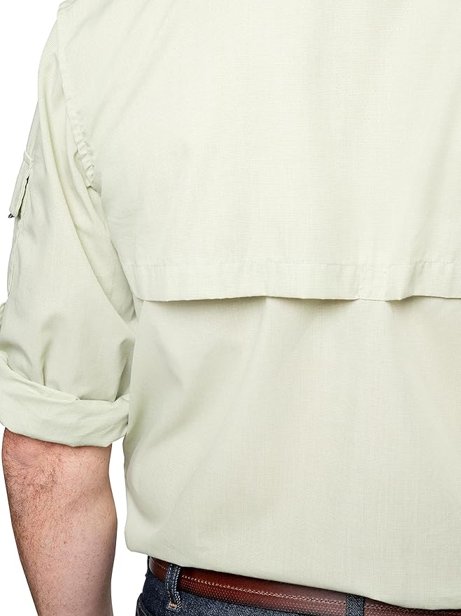 Insect Shield Men's Long Sleeve Field Shirt Pro, UPF 30+ Outdoor Fishing Shirt with Built in Bug Protection