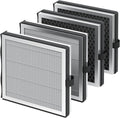 JF500 Replacement Filter Compatible with JF500 Air Purifier, 3-in-1 HEPA 13 Filtration System, 4 Pack