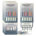 Identify Diagnostics Drug Test Cards | 15 Pack | 12 Panel CLIA Waived Instant Urine Marijuana Drug Test Dip Kit for AMP,BAR,BUP,BZO,COC,MDMA,MET,MOP|OPI,MTD,OXY,PCP,THC