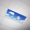 OCTO LIGHTS Fluorescent Light Covers Cloud Sky Panel for Ceiling Lights, Light Covers for Ceiling Lights Classroom 2x4 (22.38"x46.5") Backlit Film Insert for Fluorescent Light Fixtures (Pack of 1)