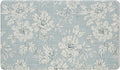 Laura Ashley - Anti-Fatigue Kitchen Mat, Iris Floral Design, Stain, Water & Fade Resistant, Cooking & Standing Relief, Non-Slip Backing, Measures 17.5" x 32", Light Blue Iris