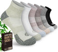 Diabetic Socks for Men,6 Pairs Ankle Mens Diabetic Socks,Diabetic Neuropathy Socks for Men Size 9-11/10-13/13-15.