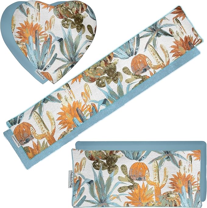 Heat Pack - Microwavable Heating Pads - Microwave Heating Pad for Pain Relief & Comfort - Suitable for The Neck, Back, Shoulders, Hips, Stomach Cramps & More - Neck Heat Wrap - Valentine - Gift