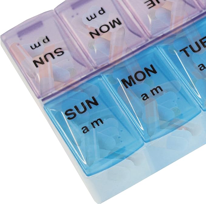 Rehabilitation Advantage Non-Detachable, Blue/Purple, 1 Count (Pack of 2)