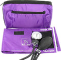 EMI Deluxe Aneroid Sphygmomanometer Manual Blood Pressure Monitor Adult Cuff Set with Case - #217 (Purple)