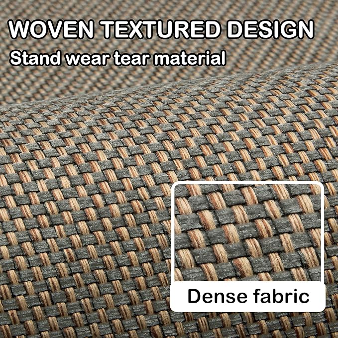 Kitchen Mats 2PCS Cushioned Anti-Fatigue Kitchen Mats for Floor Non Slip Kitchen Rugs Absorbent Foam Comfort Standing Mat for Front of Sink, Office, Laundry(Grey/Green, 17.3"x28"+17.3"x47")