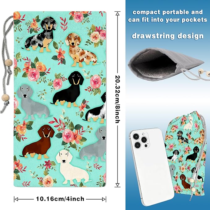 EMF Shield Sleeve for Cell Phone Reduce Signal Anti-EMP Pouch Against Radiation, EMF, 5G, RFID Blocking 4x8 Inch Dog-Green Phone Sleeve Bags