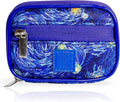 Made Easy Kit Pill Case - Weekly Medicine Organizer with Removable Seven-Day Vitamin & Supplement Box - Premium Neoprene for Travel Purse Accessory (Blue Starry Night)