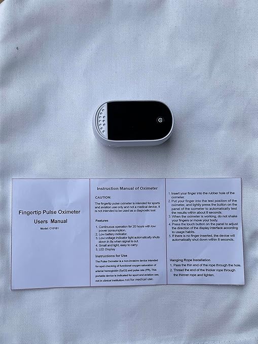 Rechargeable Pulse Oximeter with Respiration, Pink OLED Display Fingertip Oxygen Monitor, Track SpO2 Pulse Rate PI and RR, Fast Accurate Reading Lanyard Included for Home and Outdoor Sports