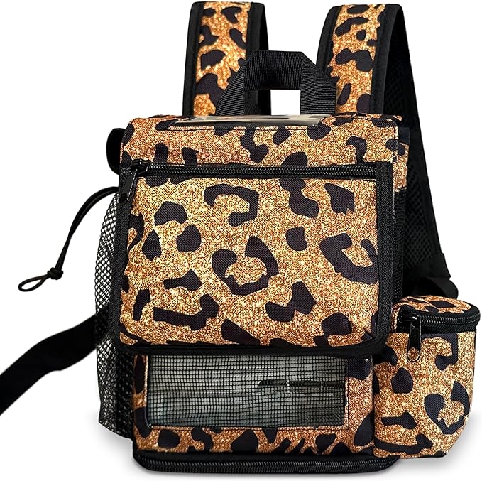 O2TOTES Premium Backpack – Fits Inogen One G5 & Inogen Rove 6, Lightweight with Padded Straps & Zippered Bottom