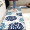 Kitchen Mats Set of 2 Cushioned Anti Fatigue Kitchen Rugs Non Slip Waterproof Kitchen Runner Memory Foam Kitchen Floor Mat Comfort Standing Mat for Sink,Office,Laundry,17.3 x 28 inch + 17.3 x 47 inch
