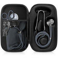 ASA TECHMED Medical Starter Kit – Stethoscope, Durable Blood Pressure Monitor, EMT Shears & Protective Carrying Case – Ideal for Healthcare Students & Professionals, Gray