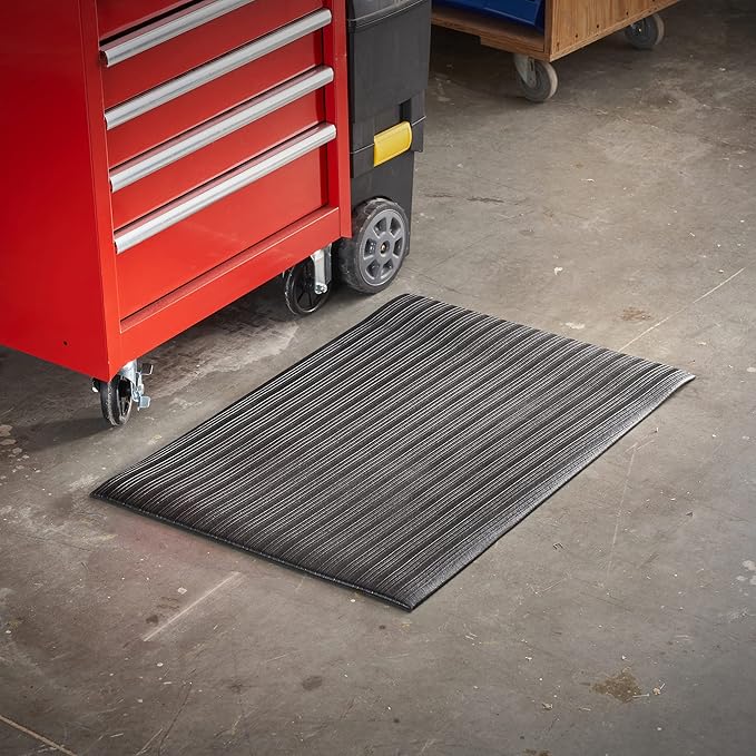Consolidated Plastics Softstep & Ultra Sponge Anti-Fatigue Floor Mat, Thick Heavy Duty Commercial Grade Support for Leg and Back Pain, Ergonomic Standing Comfort (2' x 3' – 5/8" Thick)