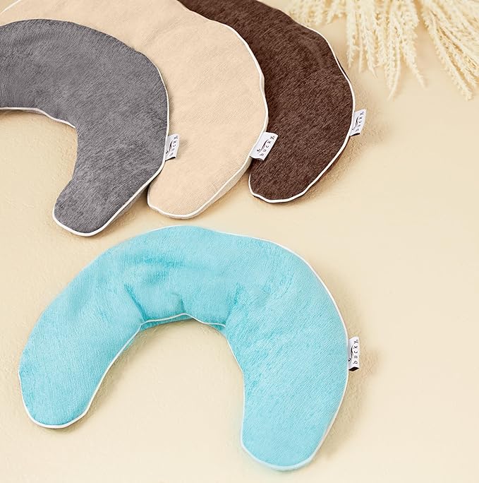 Bucky Hot & Cold Therapy Spa Collection Chenille Neck Wrap, 18x13", Sand