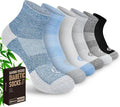 Diabetic Socks for Men,6 Pairs Ankle Mens Diabetic Socks,Diabetic Neuropathy Socks for Men Size 9-11/10-13/13-15.
