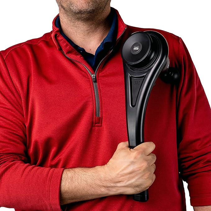 Izzo Golf Medalist Massager - for deep Tissue Massage, Handheld Massage Gun for Golf, Athletes, Shoulder and Neck Pain and Muscle Pain