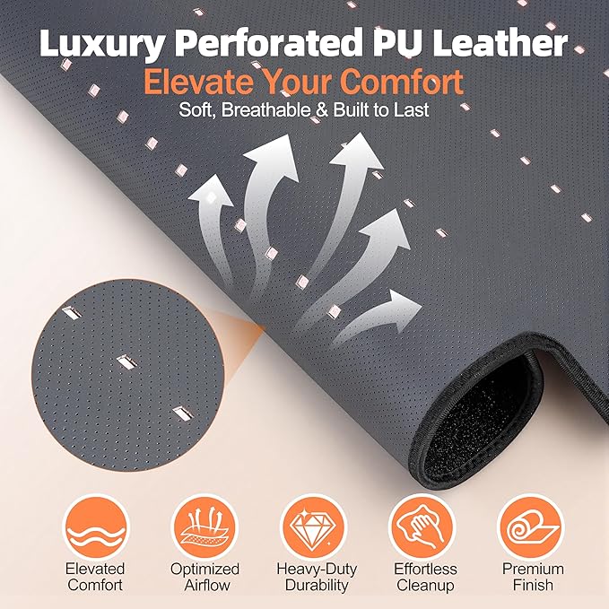 Red Light Therapy Mat for Full Body, High-Density LED Infrared Light with 5 Intensity Levels, 9 Auto-Shutoff Timer Settings, Handheld Controller, Gifts for Athletes, Office Workers, Women, Men