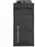 Faraday Defense Faraday Bag Jacket Pro | Magnetic Closure, Shielding - Law Enforcement & Military, Travel & Data Security, Privacy, Anti-Tracking Anti-Hacking Black (Phone Vertical XL)
