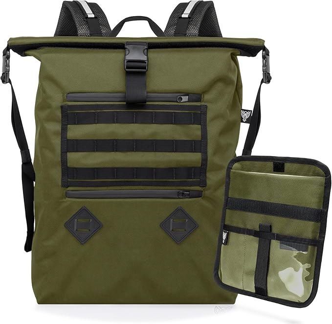 Xtreme Sight Line ~ AQUA RT Large Water-Proof Faraday Backpack/Small LITE Faraday Bag Combo ~ Tracking/Hacking Defense ~ OD Green