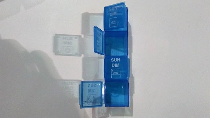 Weekly 1-Day-at-A-Time Medication Organizer Four-A-Day