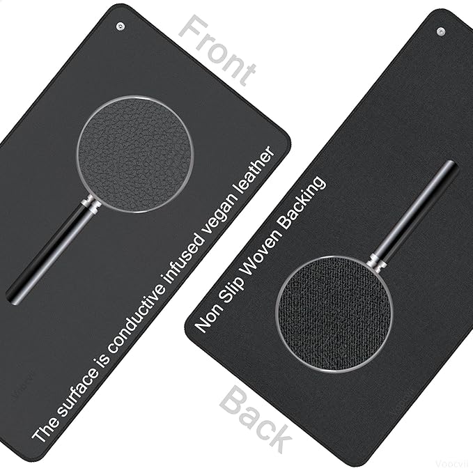 Grounding Mat, Enjoy Grounded Effect at Home, Earth Pad for Sleep, Energy, Pain Relief, Inflammation, Balance, Wellness, 23inx13in