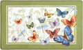 Anti-Fatigue Floor Comfort Mat - 18 x 30 Inch (Butterflies) - Waterproof Non-Slip Rug - Easy to Clean Cushioned Mat for Kitchen, Bathroom, Standing Desk & Office - Achim Home Decor