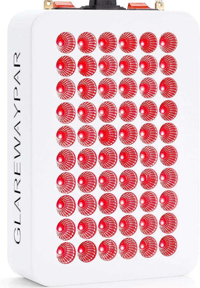 LED Red Light Therapy for Body Infrared Light Therapy Red Light Panel Red Light Therapy Device Red Light Therapy for Face, White