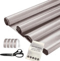 Faraday Fabric, Faraday Cloth 43”x 393” with Tape 393" L Military Grade Nickel Copper for WiFi, Cell, Bluetooth, RFID, EMP Protection