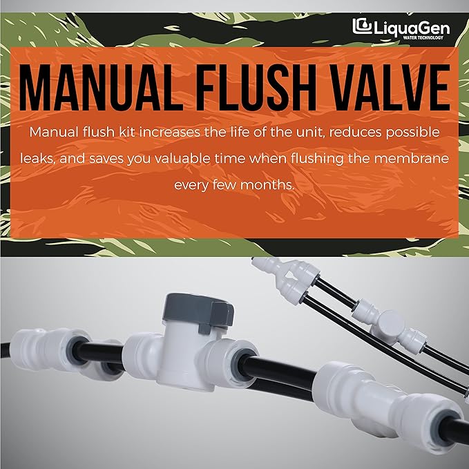 LiquaGen- 4 Stage Hydroponics Reverse Osmosis Water Filtration System- 100 GPD | Water Purifier for Indoor or Outdoor Garden Use | Hydroponics Growing System | Healthy Plants starts with Healthy Water