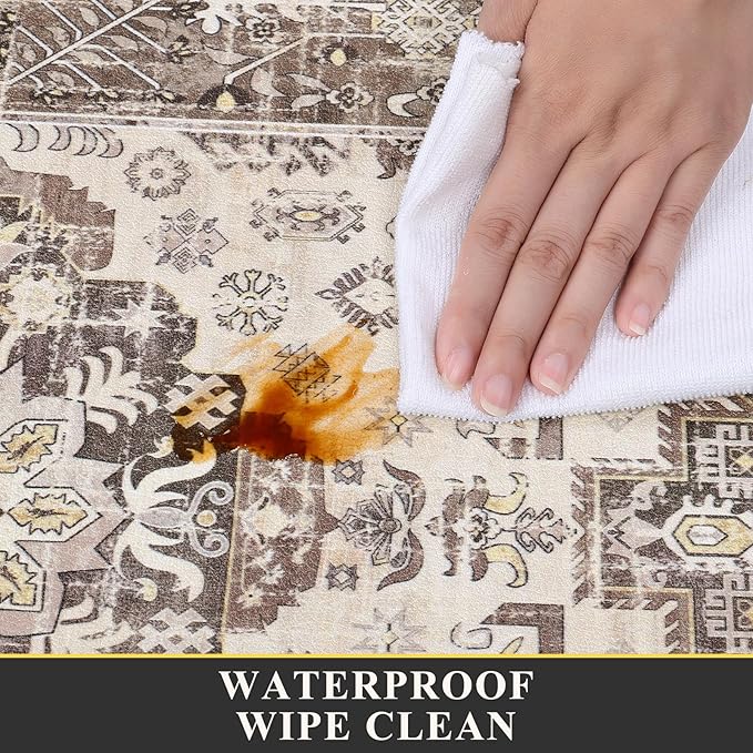 Pauwer Anti Fatigue Kitchen Mat Set of 2 Non Slip Kitchen Mats for Floor Cushioned Kitchen Rugs Comfort Standing Mat Farmhouse Waterproof PVC Foam Kitchen Floor Mat Runner