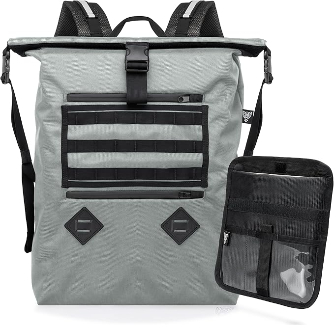 Xtreme Sight Line ~ AQUA RT Large Water-Proof Faraday Backpack/Small LITE Faraday Bag Combo ~ Tracking/Hacking Defense ~ Silver