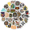 BulbaCraft Aztec Stickers for Water Bottle and Laptop - Aztec Party Supplies & Decorations, Waterproof Vinyl Decals, Culture and History Stickers, Gifts for Women & Men