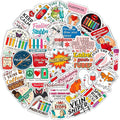 100Pcs Phlebotomy Stickers for Water Bottle, Laptop - Funny Phlebotomy Gifts for Phlebotomist - Phlebotomist Party Supplies & Decorations for Lab Week - Gift for Women & Men