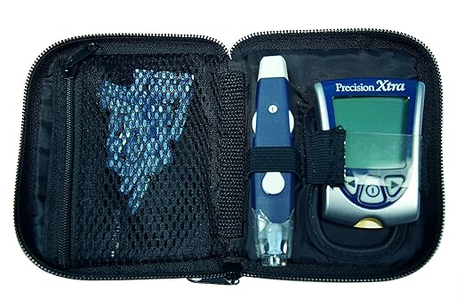 Precision Xtra Blood Glucose and Ketone Monitoring Meter Kit Bundle+10 Precision Xtra Ketone Test Strips+One Month Abbott Freestyle 28 Gauge Lancets+dynarex Alcohol Wipes+I Love Keto Sticker