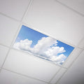 OCTO LIGHTS Fluorescent Light Covers Cloud Sky Panel for Ceiling Lights, Light Covers for Ceiling Lights Classroom 2x4 (22.38"x46.5") Backlit Film Insert for Fluorescent Light Fixtures (Pack of 1)
