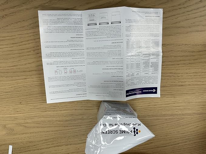 Prime Screen® Multi-Drug Urine Test Cup - 12 Panel Drug Test - Instant Testing Marijuana (THC),OPI,AMP, BAR, BUP, BZO,COC, mAMP, MDMA, MTD, OXY, PCP - [5 Pack]