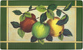 Anti-Fatigue Floor Comfort Mat - 18 x 30 Inch (Apple Orchard) - Waterproof Non-Slip Rug - Easy to Clean Cushioned Mat for Kitchen, Bathroom, Standing Desk & Office - Achim Home Decor Multi Color