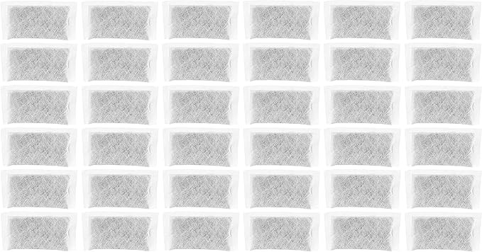 Nispira Replacement Activated Charcoal Water Filter Sachets Compatible with Megahome CO-Z Other Countertop Water Distiller, 36 packs