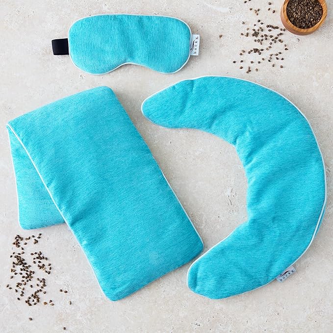 Bucky Therapeutic Travel Hot/Cold Therapy, Neck Wrap, Aqua
