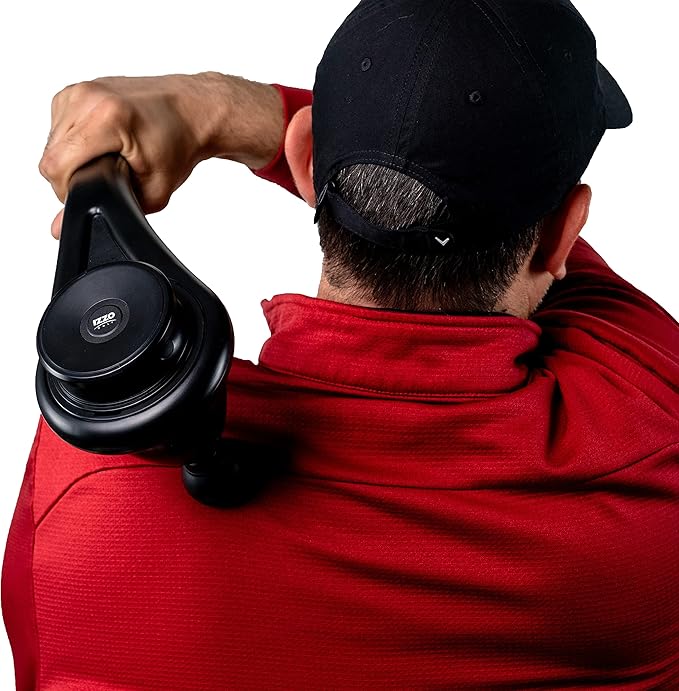 Izzo Golf Medalist Massager - for deep Tissue Massage, Handheld Massage Gun for Golf, Athletes, Shoulder and Neck Pain and Muscle Pain